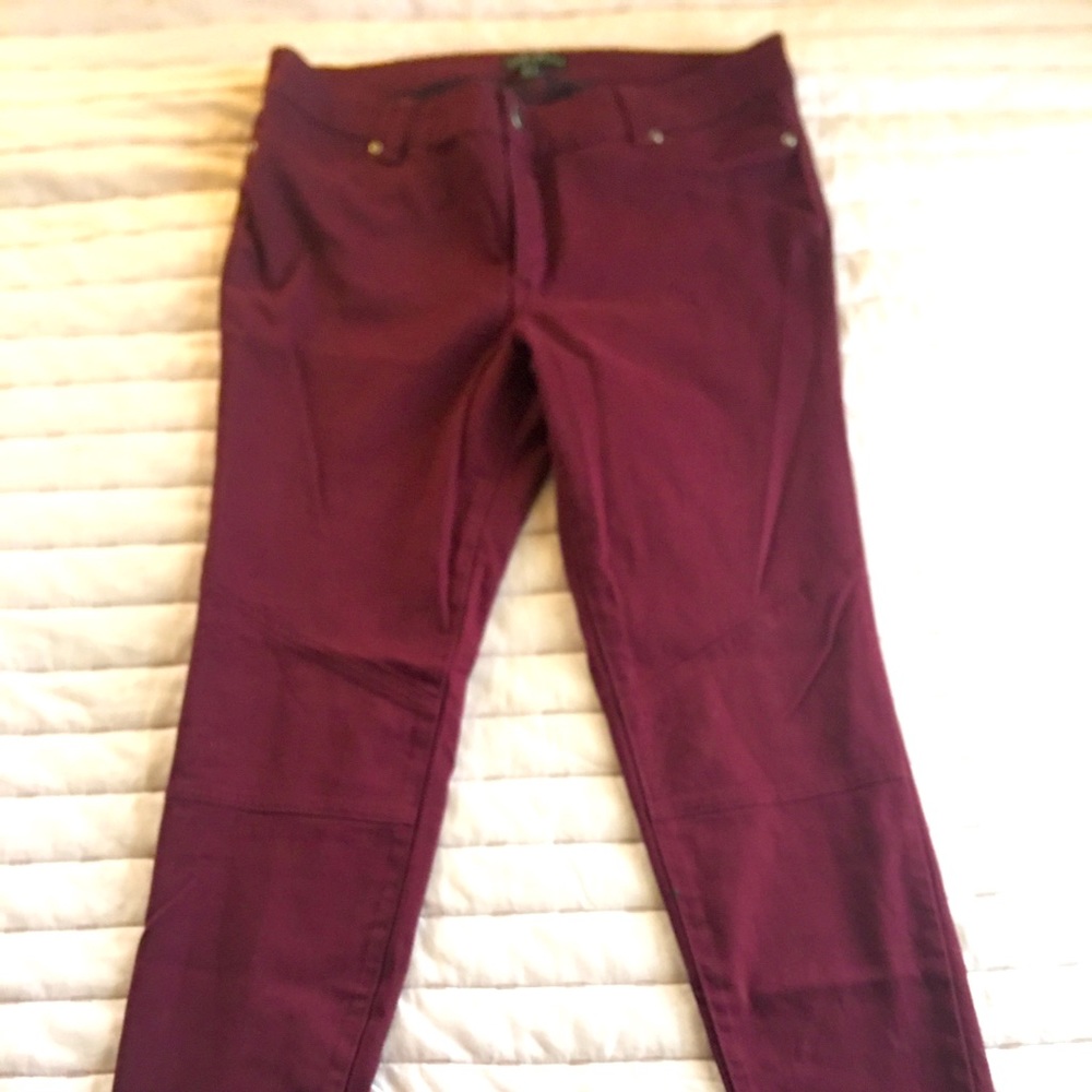 Forever 21+ Burgundy Pants